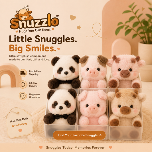 Snuzzlo™ Running Plushie Keychain